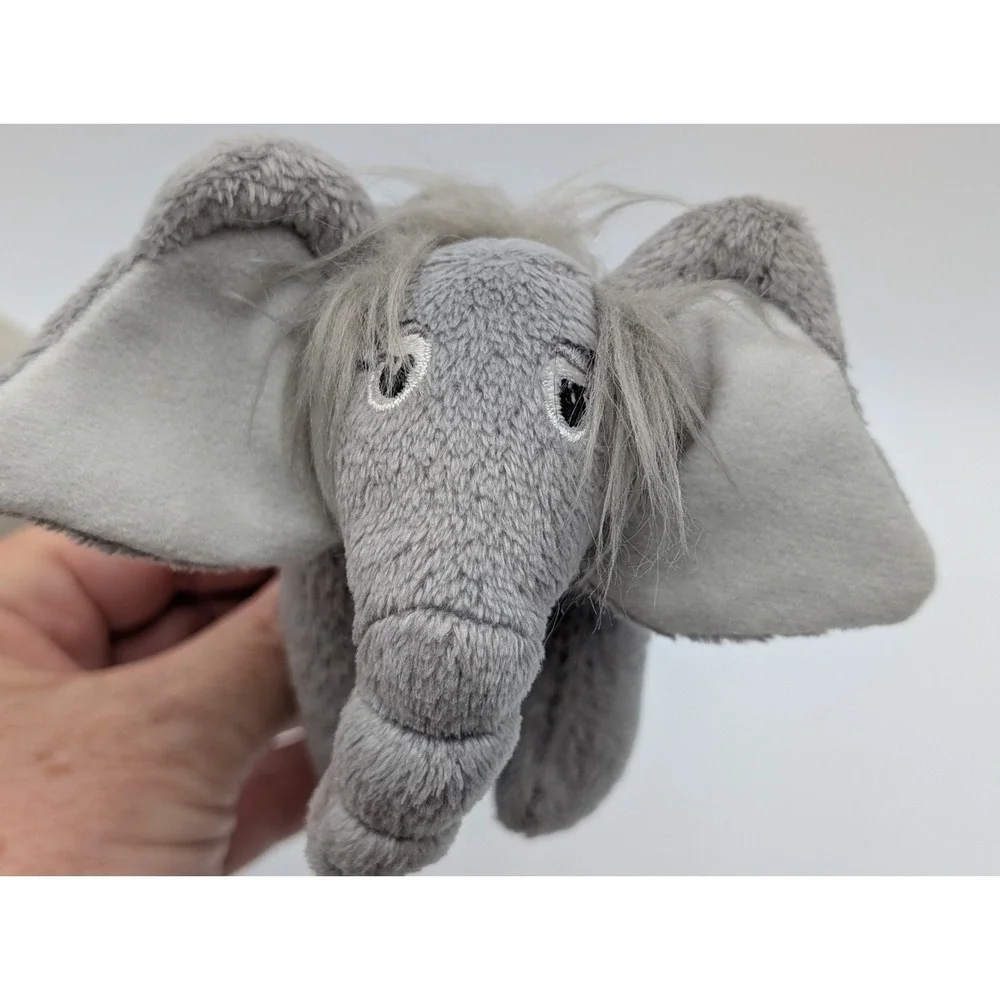 Manhattan Toys Dr Seuss Horton Elephant Mini Puppet 5 Inch 2008 Plush Lot‎